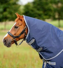 Couverture D'extérieur Whitaker 200g Pour Cheval, Grise, Taille 5'9", Avec Cache-arrière Et Cou Amovible