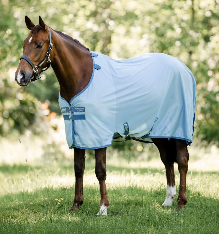Couverture Anti-mouches Horseware Amigo Bug Rug Plus 78" - Bleu - NEUF (emballage Ouvert)