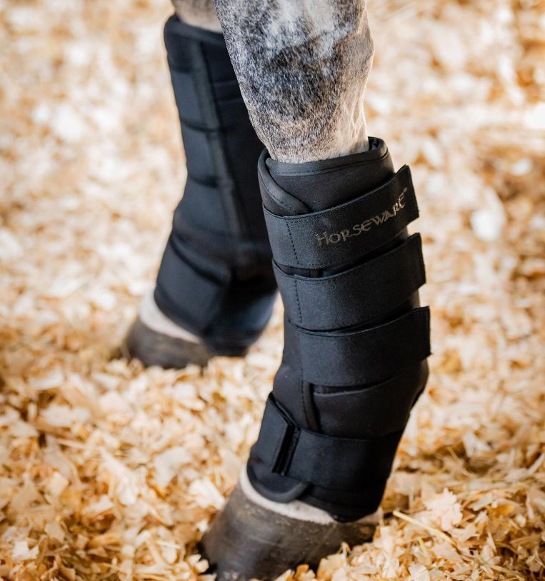 Bande De Thérapie Glacée Tough 1 Pour Cheval Miniature - Genou/jarret - Noir