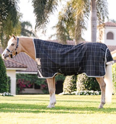 Couverture Extérieure Cheval CATAGO Endurance 1680D – 0g – Noir – Taille 155 Cm